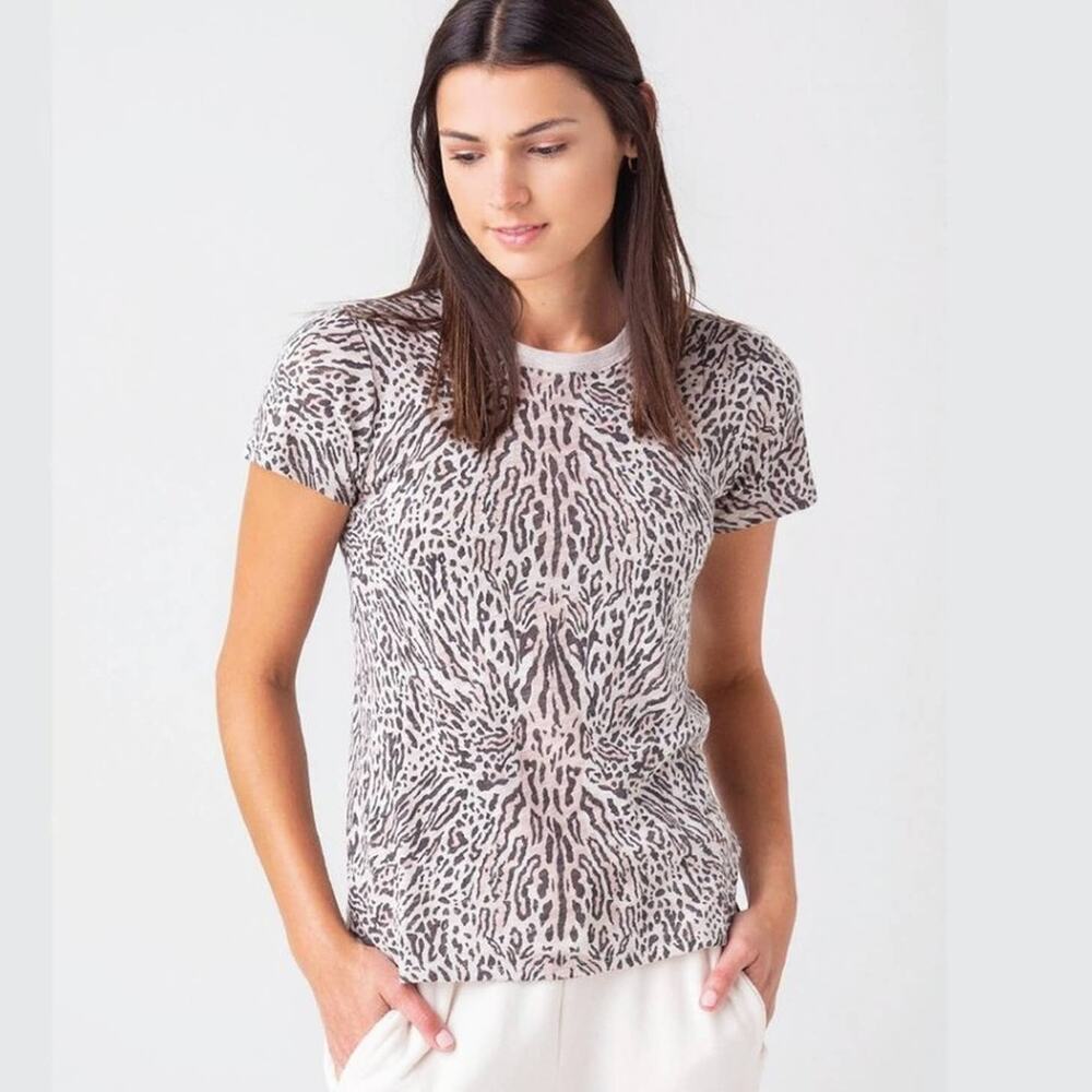 ATM Anthony Thomas Melillo Animal Print TShirt Tee - Size Small